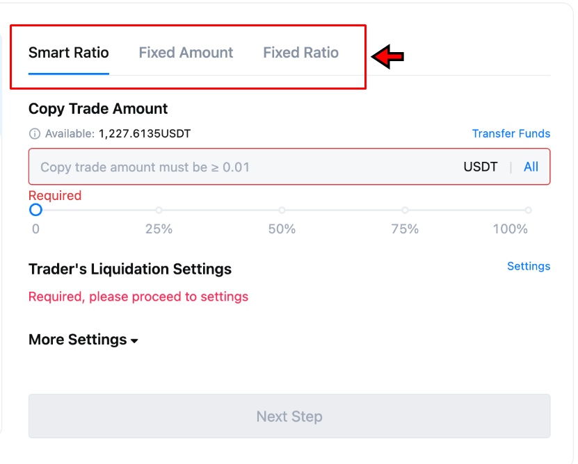 Copy trading methods on MEXC
