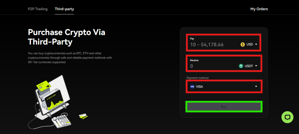 Bitunix third-party page