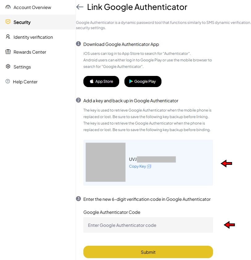Two-factor authentication on WEEX Exchange Tutorial