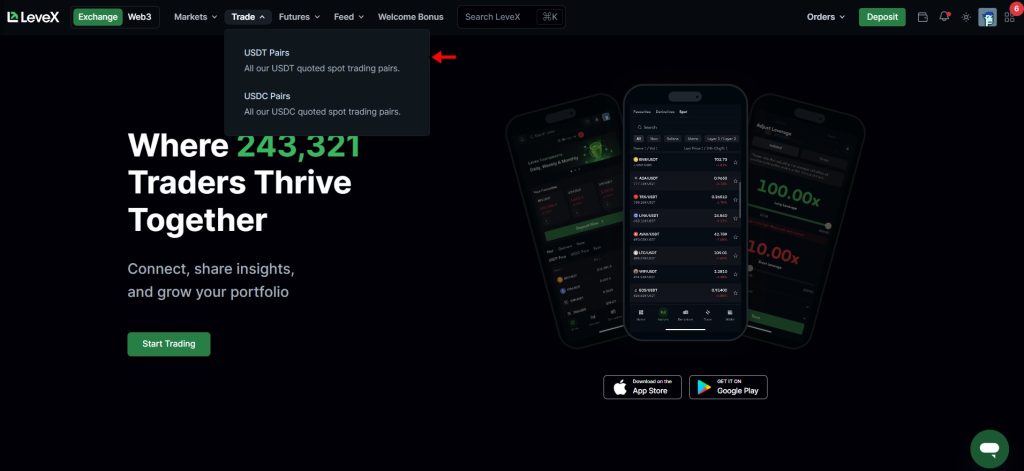 LeveX Spot Trading Tutorial