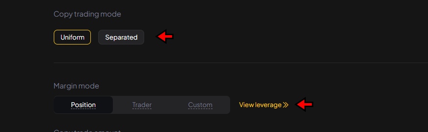 WEEX Copy Trading Tutorial: Select Preferred Copy Trading Mode and Margin Mode