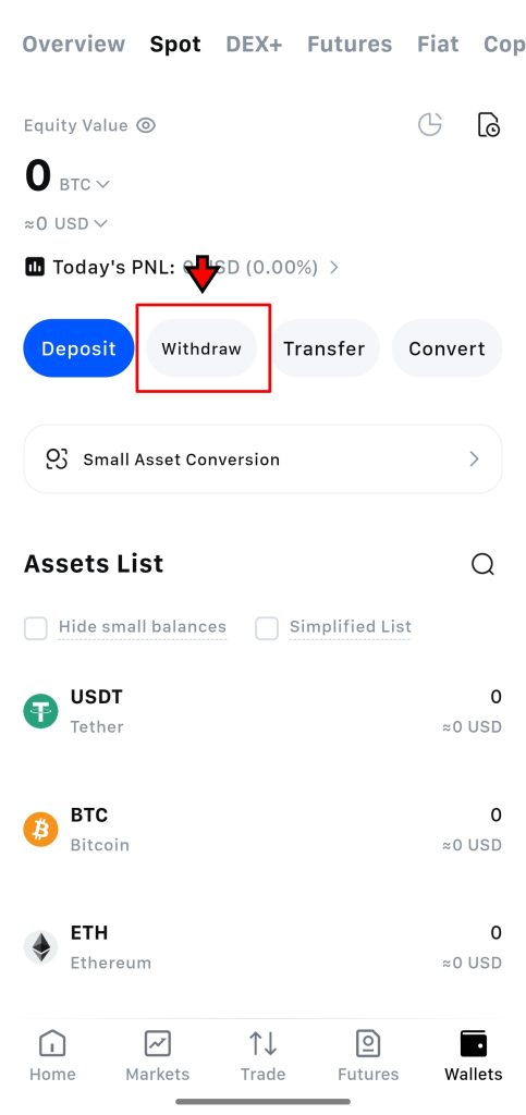 MEXC App Withdrawal Tutorial